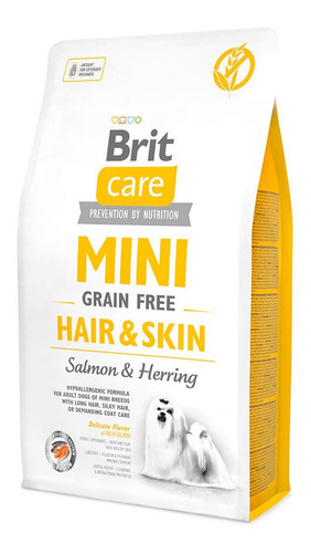 Alimento Perro Pequeño Brit Care Adult Mini Hair Skin 2kg Np