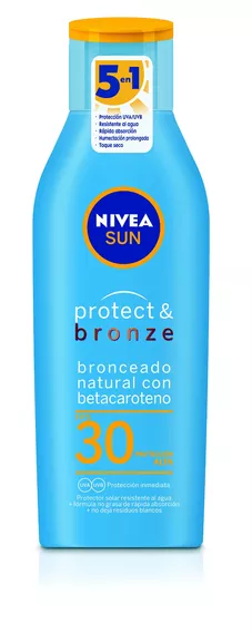 Nivea Sun Protect & Bronze En Crema Fps30 200ml