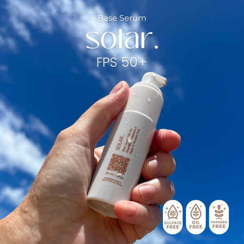 Imagen 2 de 7 de Base Serum Protector Solar Fps 50+ Regina Con Aloe Vera
