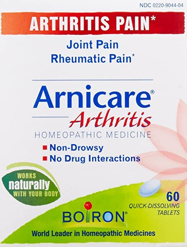 Boiron Arnicare Arthritis Artritis 60 Tabletas Sabor Sin Sabor