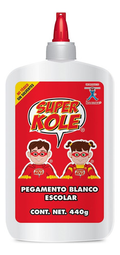 Pegamento Líquido Kola Loka Pegamento Blanco De 440g No Tóx.