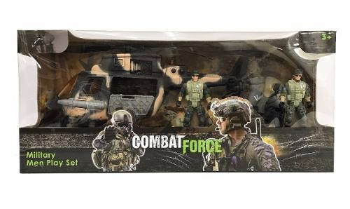 Combat Force 2 Figuras Playset Militar 2 C/accesorios Caja