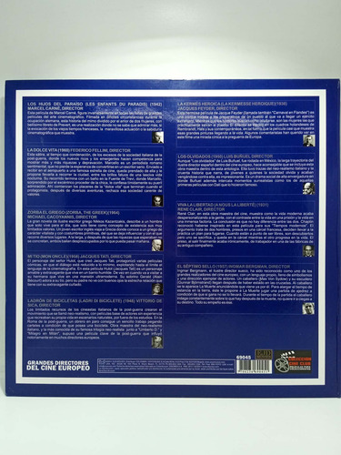Imagen 2 de 6 de Grandes Directores Del Cine Europeo - Dvd - Colección Cine C