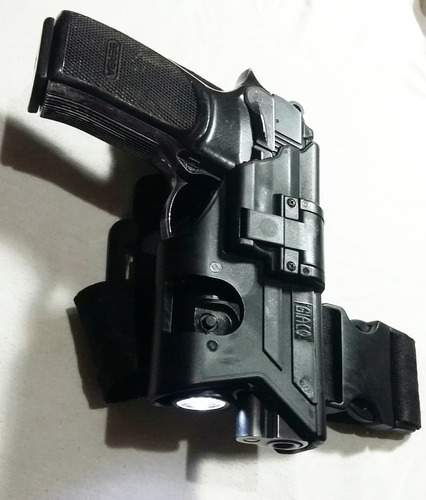 Funda Nivel 2 + Linterna Para Bersa Thunder Y Thunder Pro.