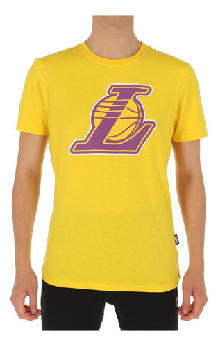 Camiseta  Nba Los Angeles Lakers Lebron James Hombre Yellow