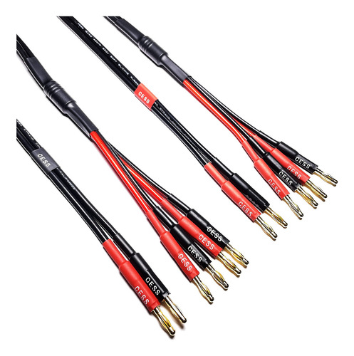 Cess-106-6f Cable De Altavoz Divisor De Enchufe Tipo Banana