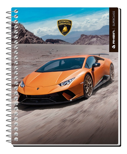 Pack 5 Cuadernos Premium Rhein Lamborghini Carta 120 Hojas 