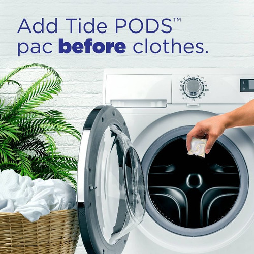 Tide Detergente Para Ropa 3en1:quitamanchas 57 Pods Sinolor