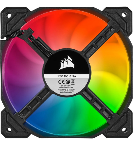 Ventilador de refrigeração Corsair Sp120 RGB Pro Performance Icue 120mm