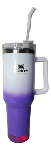 Vaso Térmico Stanley Con Parlante Bluetooth Quencher Blanco - Violeta Lisa