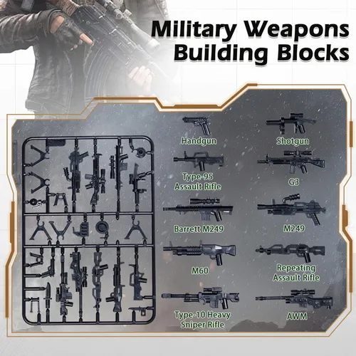 Paquete De Armas, Accesorios Militares, Juguetes Himirich, M