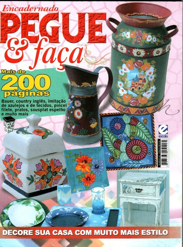 Revista Pintura Decorativa Bijuterias Encadernado 3 Volumes