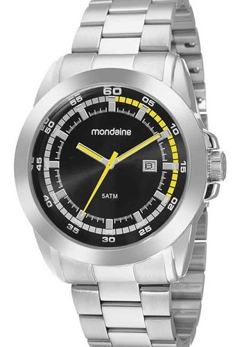 Relógio Mondaine Calendário Masculino Cx 46mm 83496g0mvne3