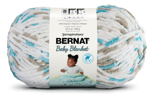 Manta Para Bebé Bernat Bb Yarn, Paquete De 1, Estampado De P