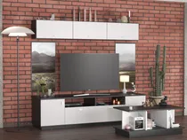 Comprar Combo Rack Mesa Tv Led  + Repisa + Mesa De Centro Melamina