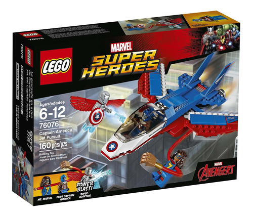 Jet De Persecucion De Lego Super Heroes Capitan America, 760
