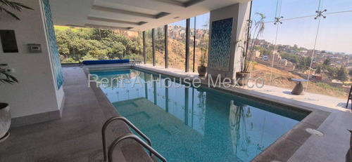 Departamento En Renta En Bosque Real, Huixquilucan Jl 25-3625.