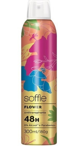 Desodorante Antitranspirante Soffie Flower 300ml