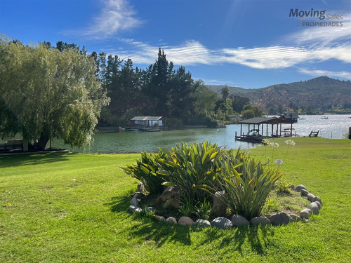 Hermosa Propiedad Orilla Lago Rapel 84 Metros Orilla