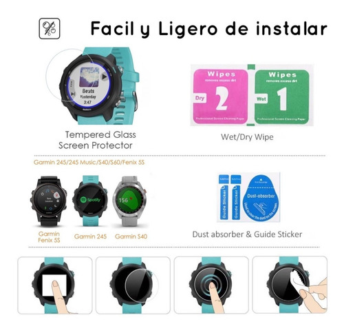 Película Protectora Para Reloj Garmin