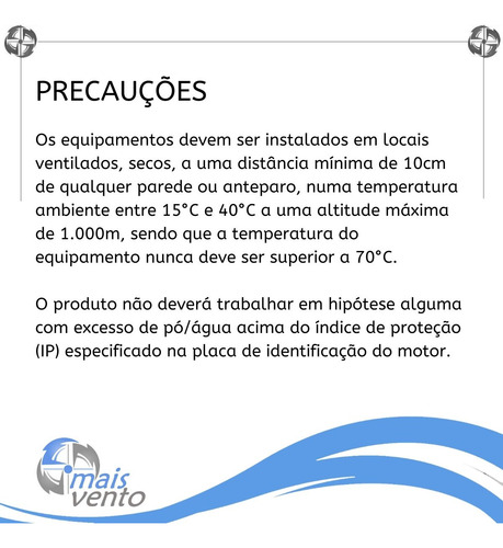 Exaustor De Transmissão (com Correia) Mais Vento Ecv 60 Ttr