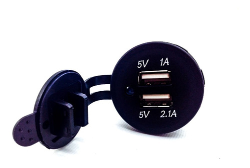 Conector Toma Corriente Usb X2 12v- 24v