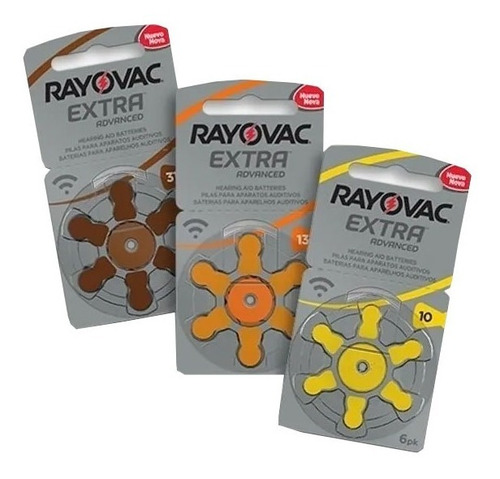 Pilas Audífono Rayovac Extra Advanced Blister 6 Pilas