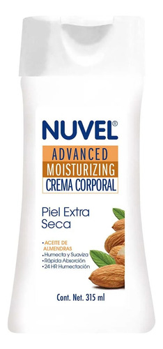 Crema Corporal Nuvel Advanced Moisturizing Piel Extra Seca