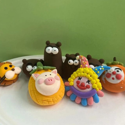 Masa Para Moldear Plastilina Masa De Arcilla En Tarro X 4