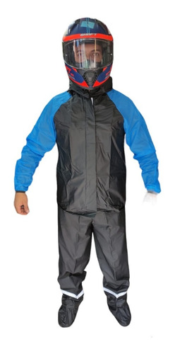 Impermeable Silicona Unisex Moto 