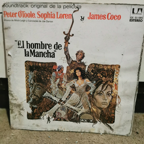 Disco Lp Hombre De La Mancha- James Coco