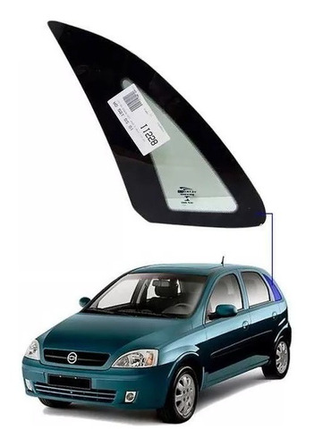 Vidro Gm Corsa Hatch Ii 2002/2015 - Janela Fixa Esquerda