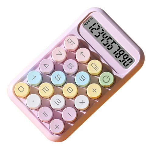 Botones Mecánicos De Calculadora De 10 Dígitos Pantalla