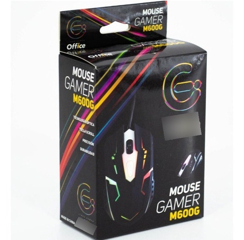 Mouse Gamer 1200 Dpi Usb M600g Con Cable Super Oferta