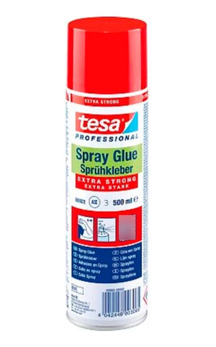 Adhesivo Tesa Spray Glue Extra Fuerte Multi Uso 500ml