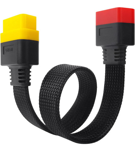 Cable De Extensión Obd2 Completo De 16 Pines Macho A Hembra