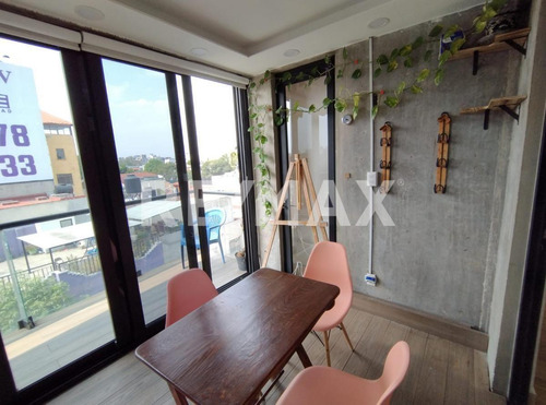Jhl Renta Departamento Con Terraza En Roma Sur Semiamueblado