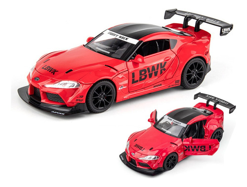 Auto Deportivo De Metal Toyota Supra Gr Versión Pista Miniat