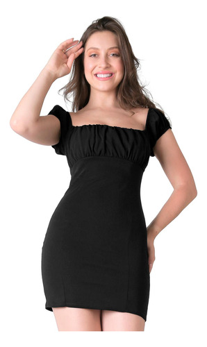 Vestido Casual Mujer Negro Stfashion 61904610
