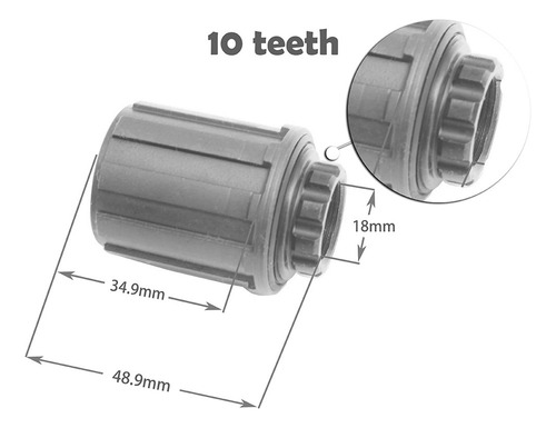 Bike Freehub Flower Drum Base Cycle Cassette Flywheel Hub