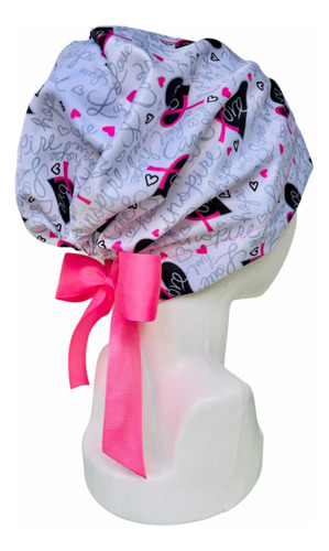 Gorro Quirúrgico Diseño Cancer De Mama Doctora Enfermera 