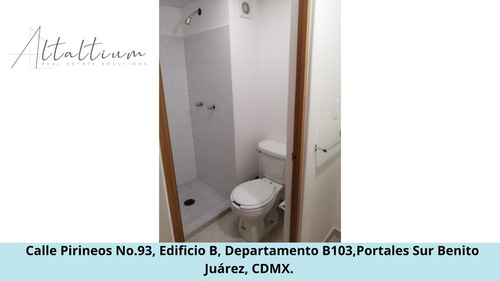 Se Vende Casa En Calle Pirineos No.93, Edificio B, Departamento B103,portales Sur Benito Juárez, Cdmx. Pds31-di