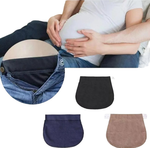 Pack 3 Extensores Pantalón Para Embarazadas, Tela Resistente