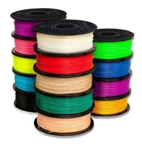 100 Metros Filamento Para Pluma 3d, Pla, 10 Colores, 1.75mm