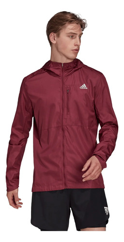 Chamarra adidas Correr Own The Run Vino | Envío gratis
