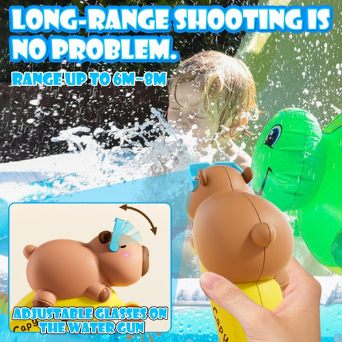 Niños Pistolas De Agua De Forma Capybara Con Gafas De Sol