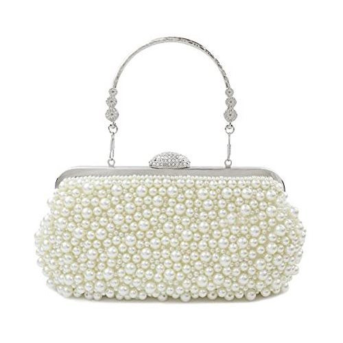 Bellawish Pearl Clutch Purses For Women Wedding 95cvx