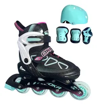 Comprar Patines Fitness Oka Inline Skates Ajustables + Protección