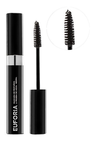 Euforia Mascara De Pestañas Regina Volumen A Prueba De Agua Color Negro