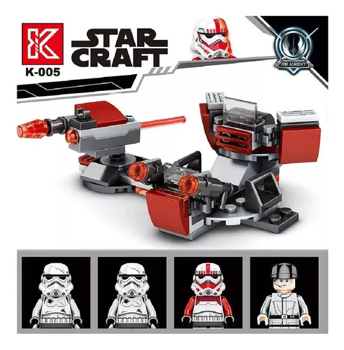Set De Bloques Para Armar Batalla Star Craft 134 Piezas 134 K005